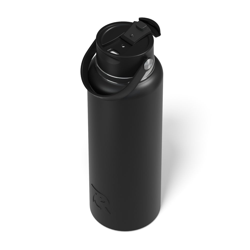 40oz Bottle, Black, Matte