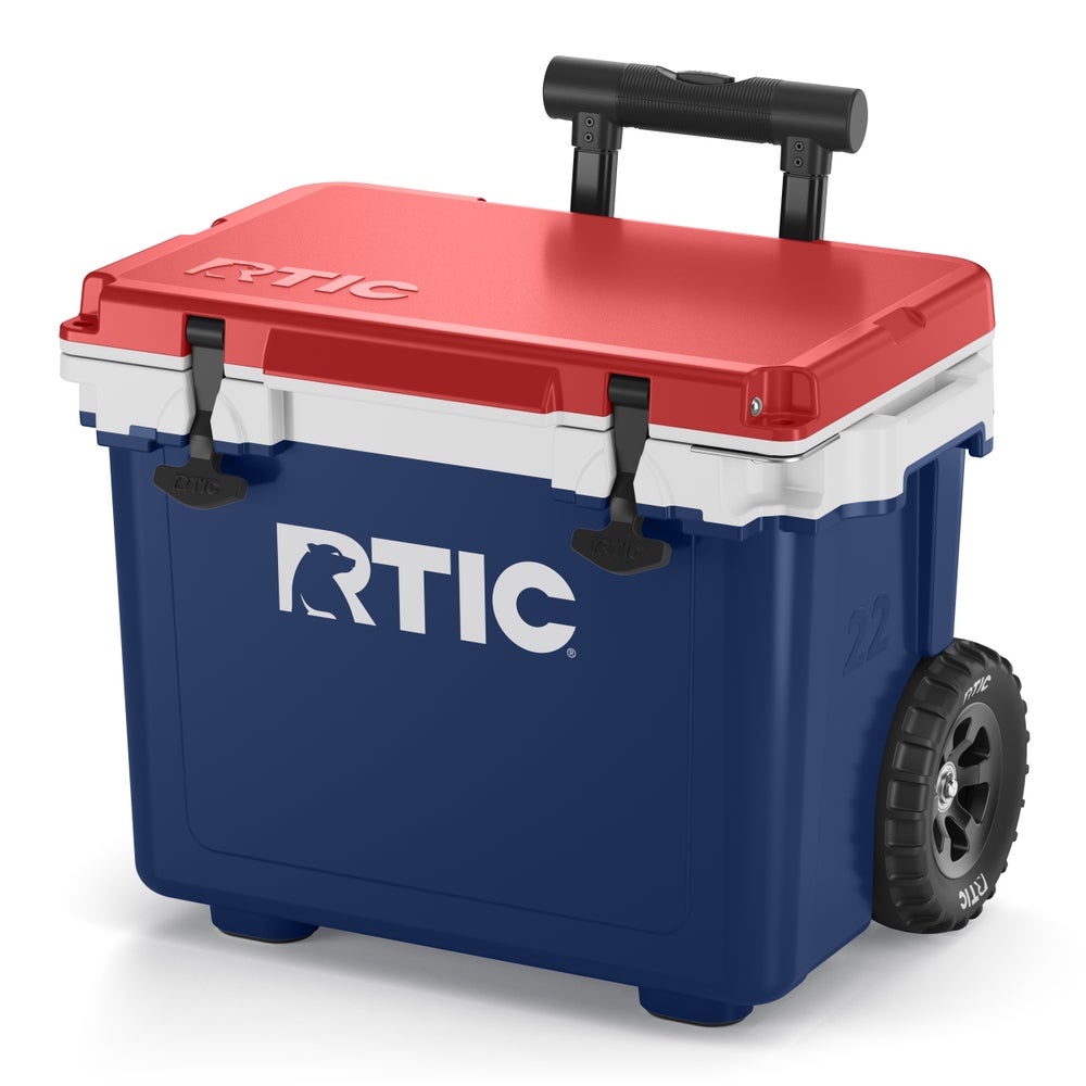 22 QT Ultra-Light Wheeled Cooler, Patriot