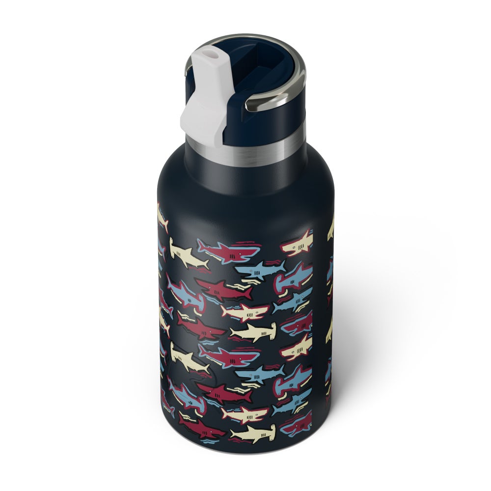 40oz Bottle, Black, Matte