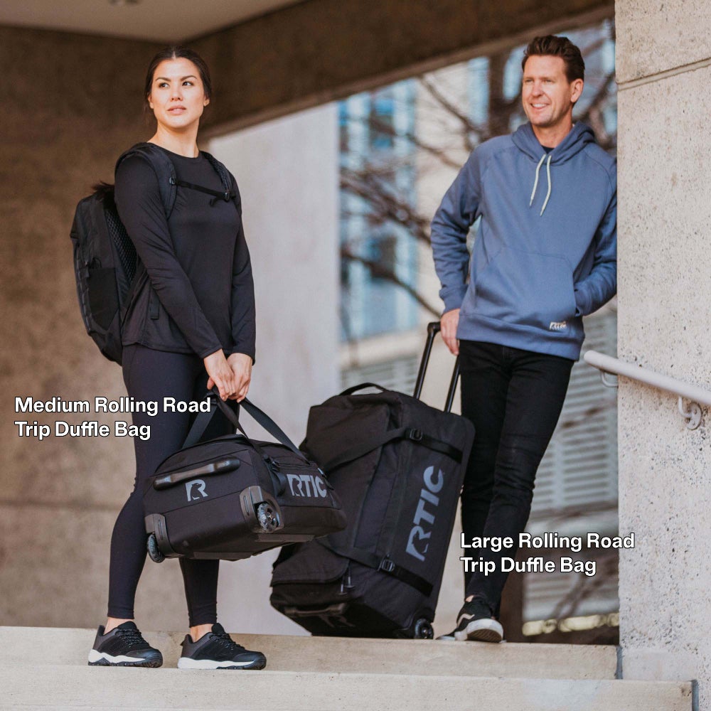 Medium Road Trip Rolling Duffle Bag, Black