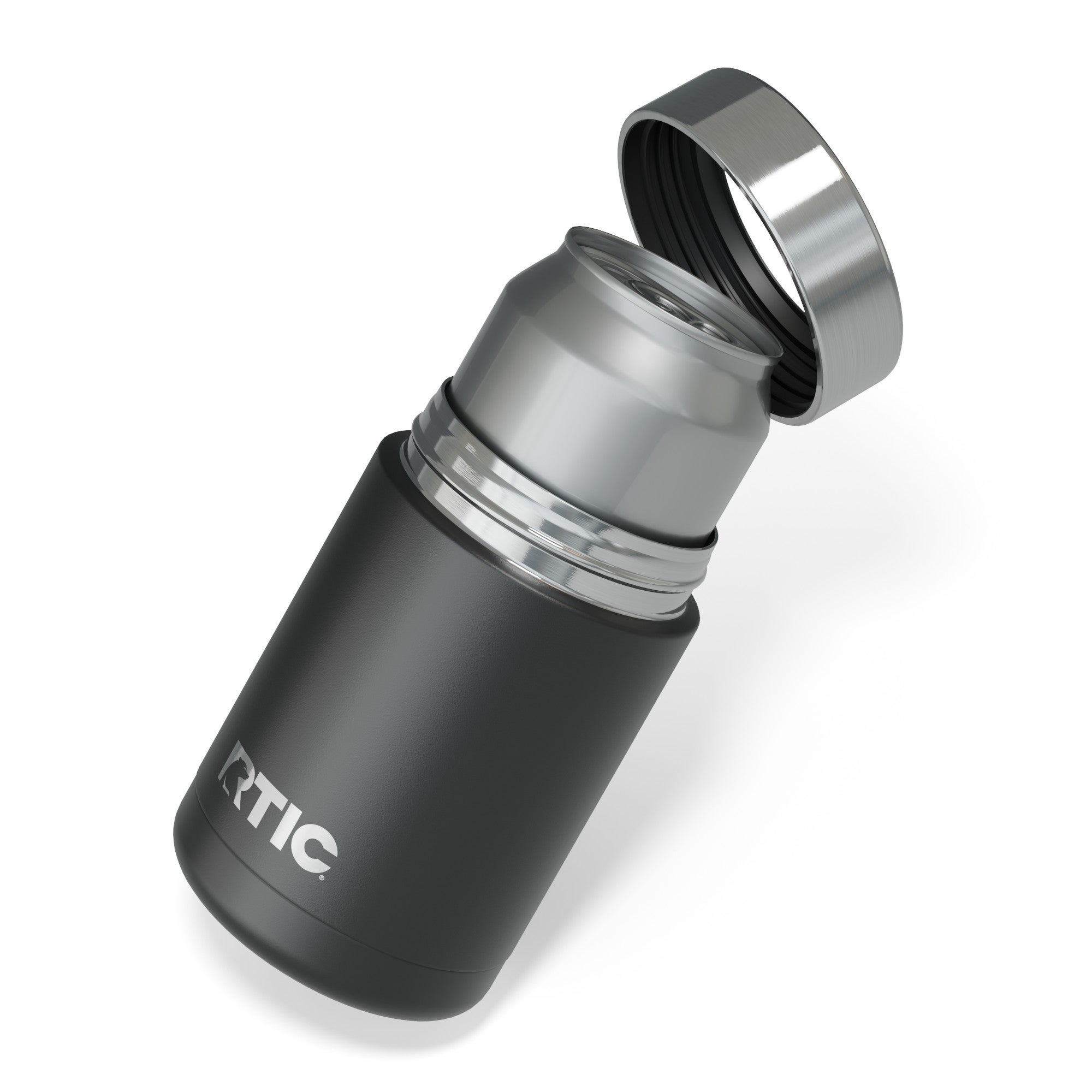 ■新品■2個セット■RTIC Can Cooler 缶クーラー　ブラック　黒 Amazon.com: RTIC 8 Can Everyday Cooler, Soft Sided Portable