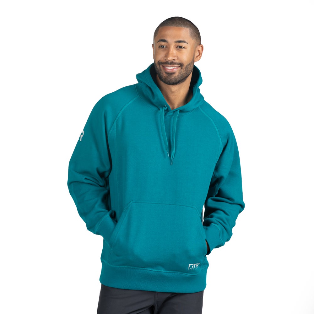 Water-Repellent Pullover Hoodie - Relaxed Fit, Live Oak, XL