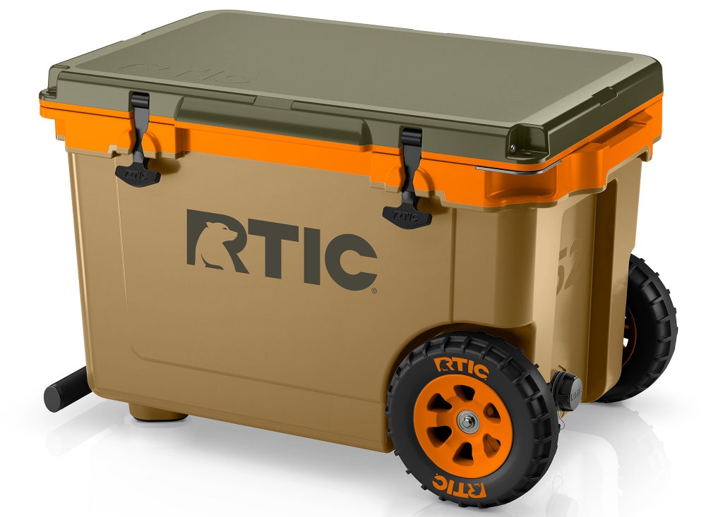 52 QT Wheeled Cooler: Lightweight All-Terrain RTIC