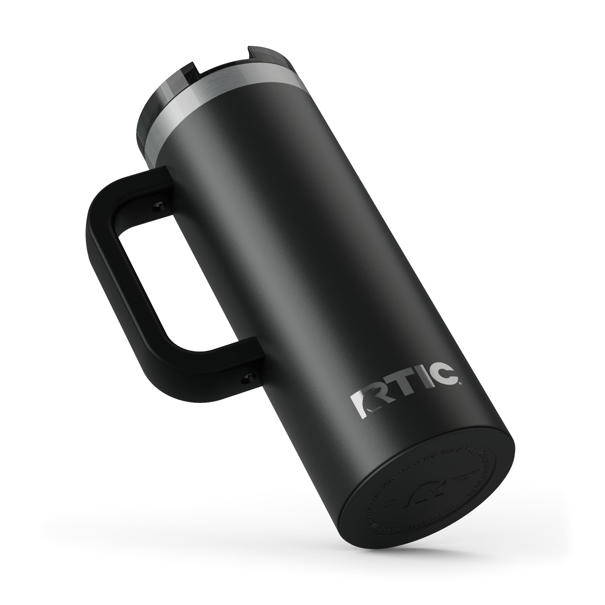 RTIC Ceramic Travel Mug: Leak-Resistant for Road Trips