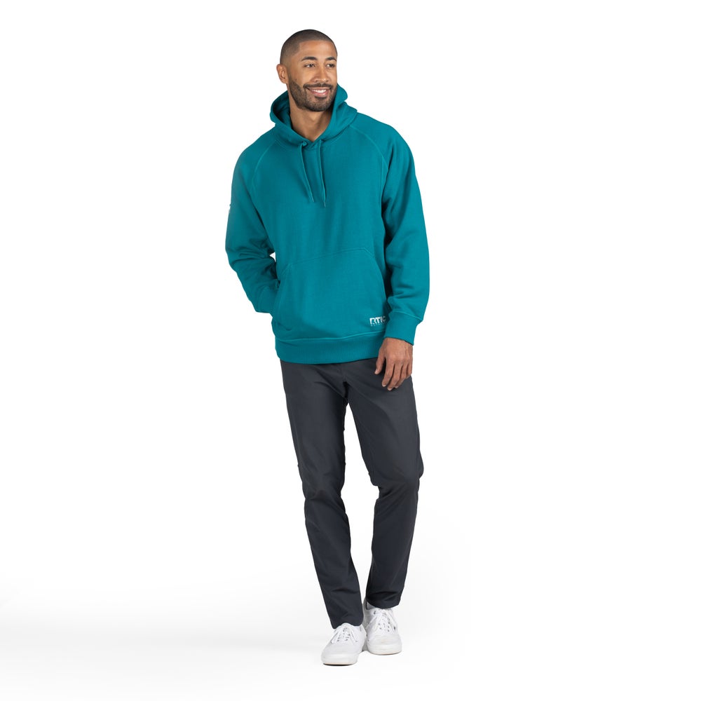 Water-Repellent Pullover Hoodie - Relaxed Fit, Live Oak, XL