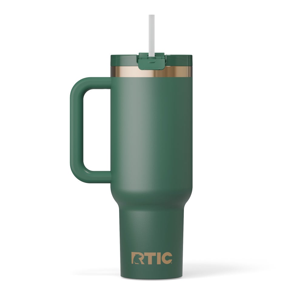 40oz Road Trip Tumbler, Pine Tree Brass