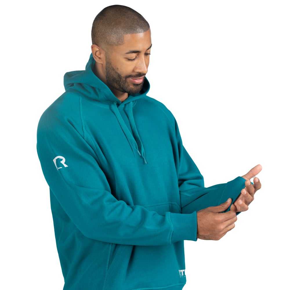 Water-Repellent Pullover Hoodie - Relaxed Fit, Live Oak, XL