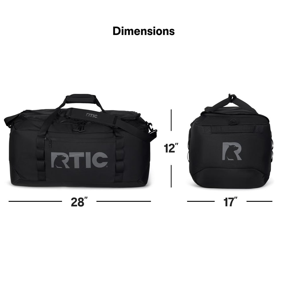 Medium Road Trip Rolling Duffle Bag, Black