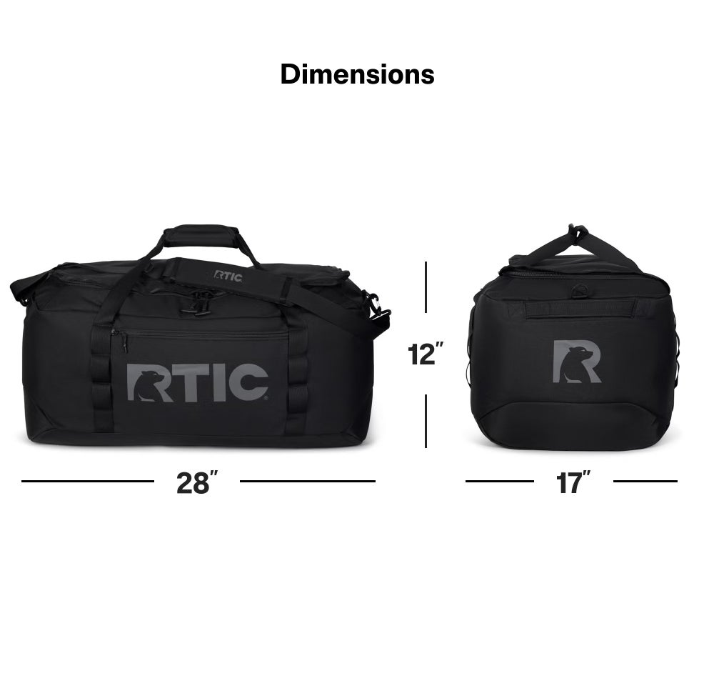 Medium Road Trip Rolling Duffle Bag, Black