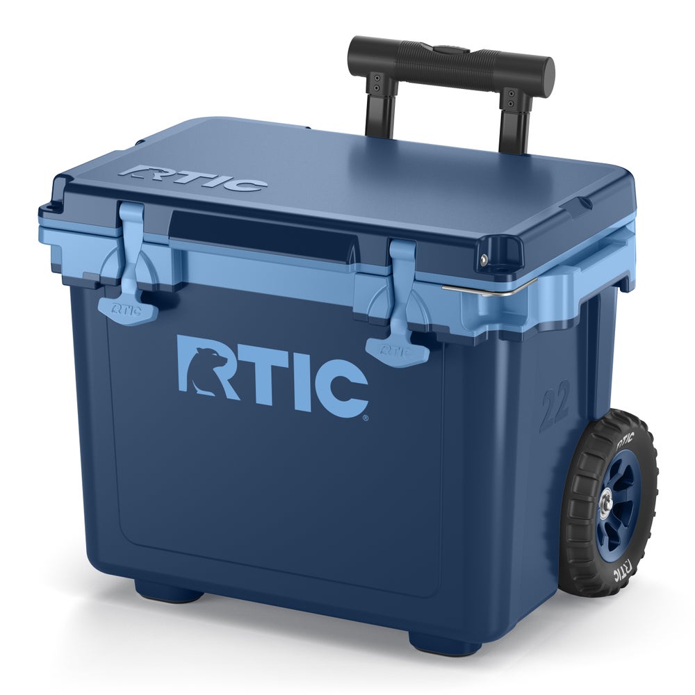 Wheeled Cooler Rtic 65 Grey RTIC Ice Chest Cooler, 22 QT Ultra