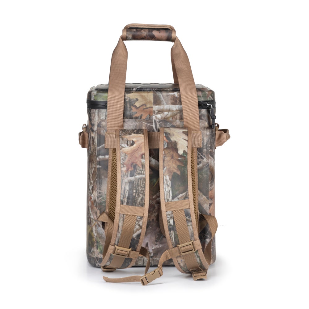 24 Can Backpack Cooler, Blue / Grey