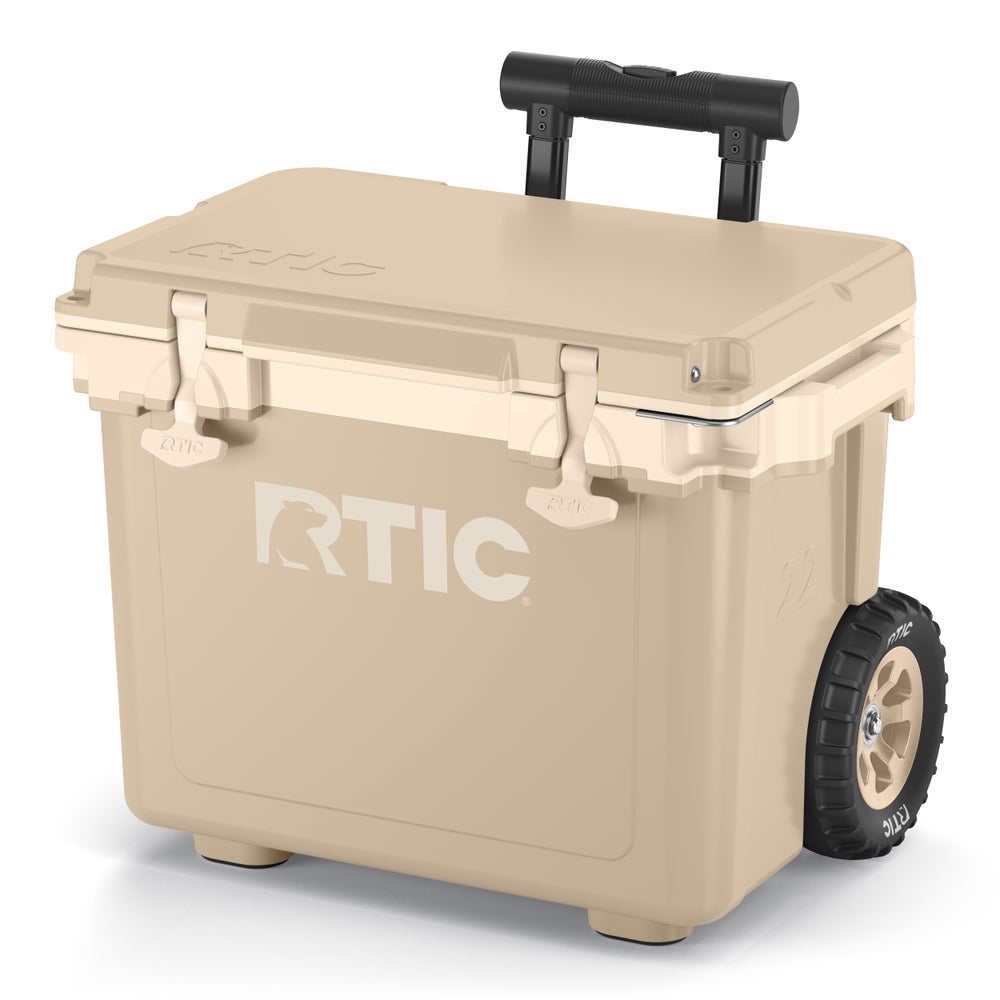 RTIC Outdoors 22 QT Ultra-Light Wheeled Cooler, Beach - $161.10 at RTIC Outdoors