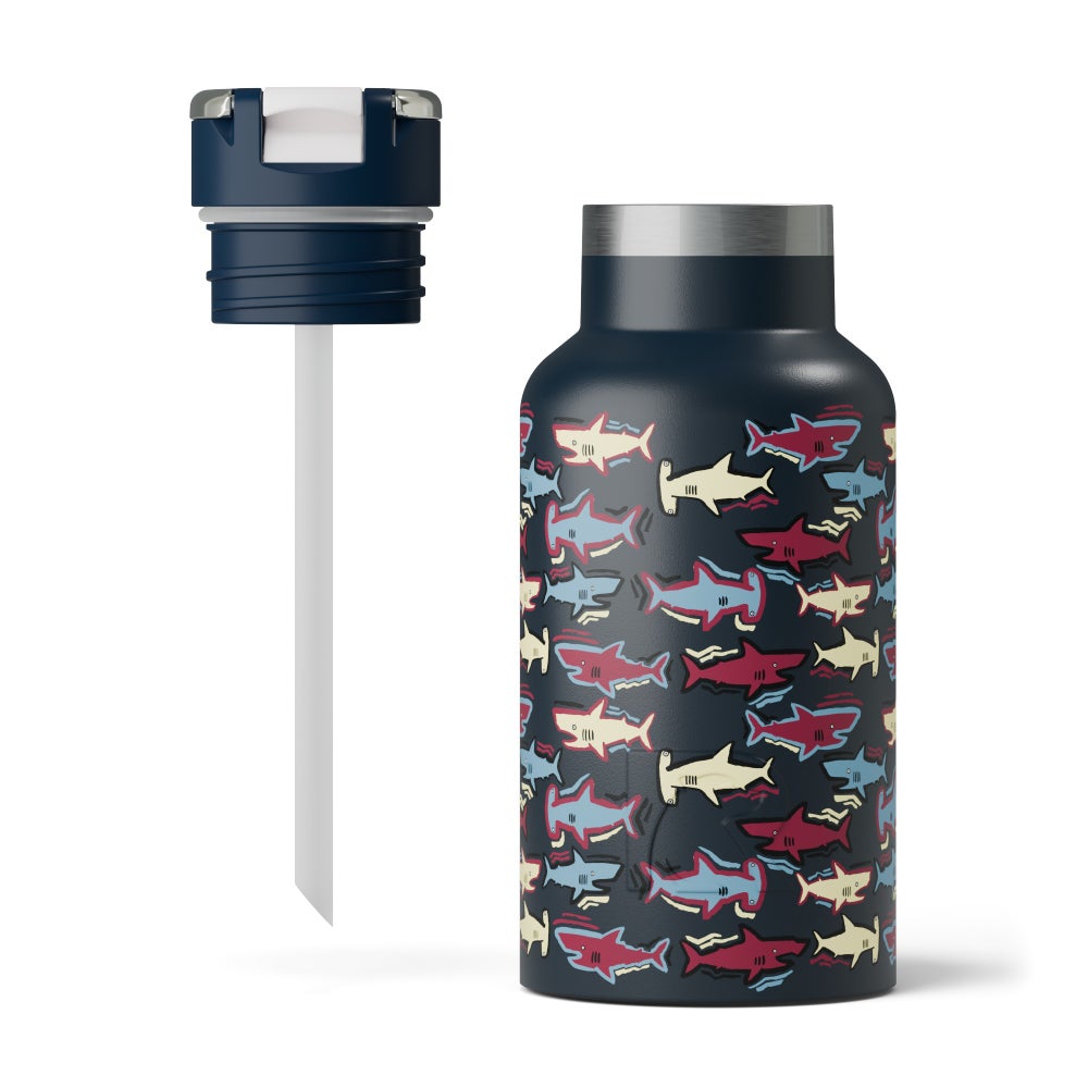 40oz Bottle, Black, Matte