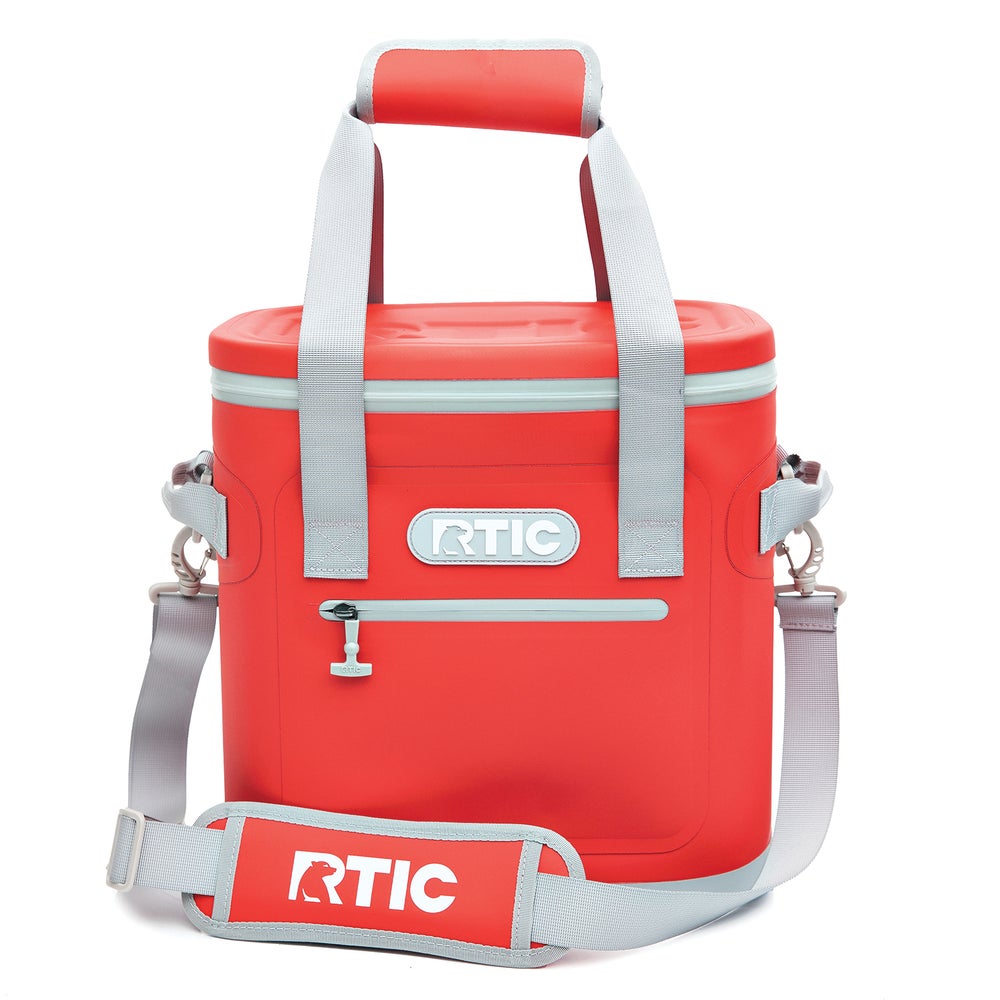 RTIC 20 Can Ultra-Tough Soft Cooler, Cardinal Leakproof & Puncture Proof