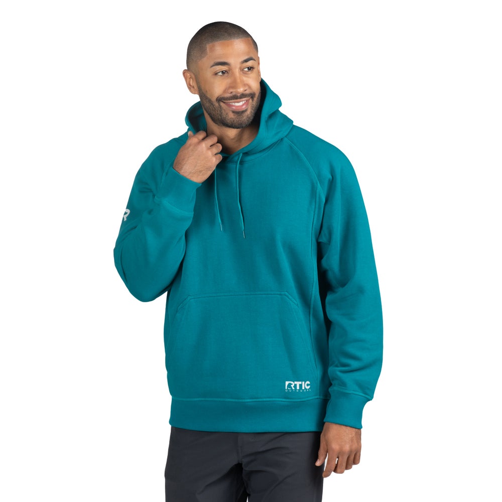 Water-Repellent Pullover Hoodie - Relaxed Fit, Live Oak, XL