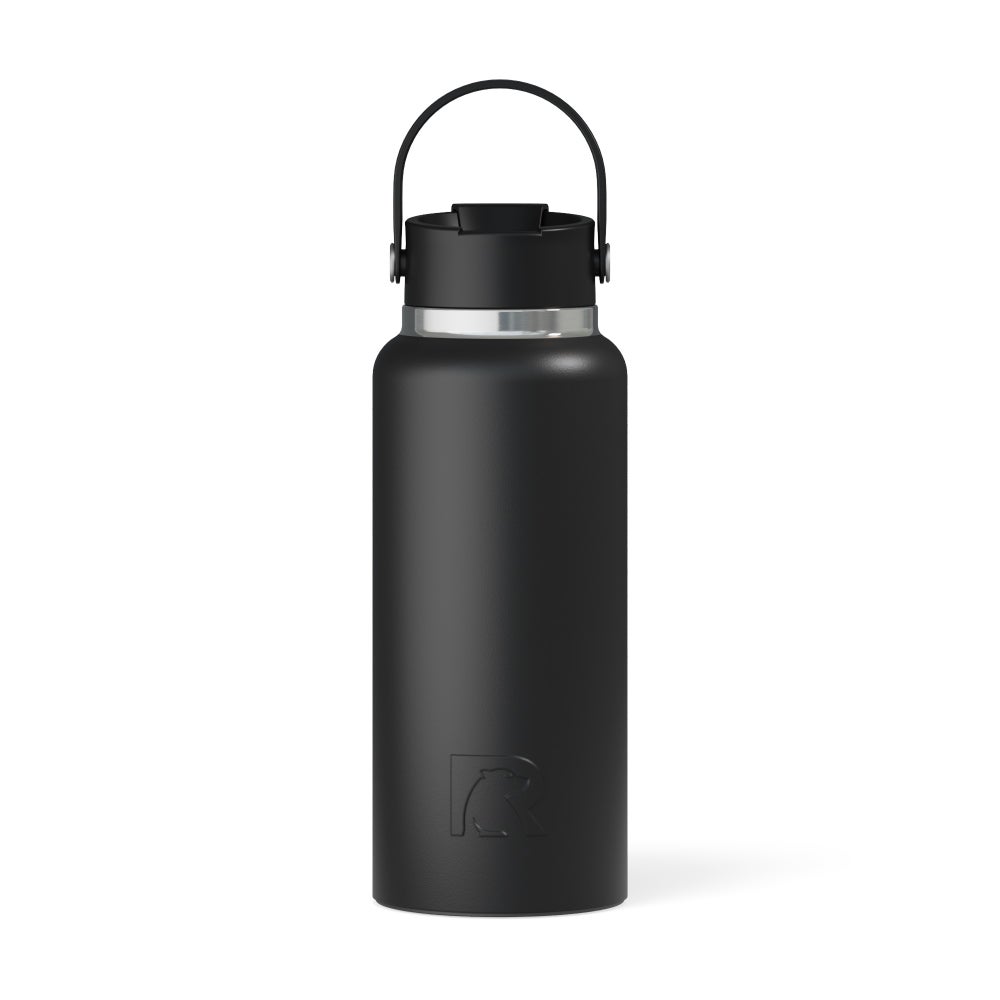 40oz Bottle, Black, Matte