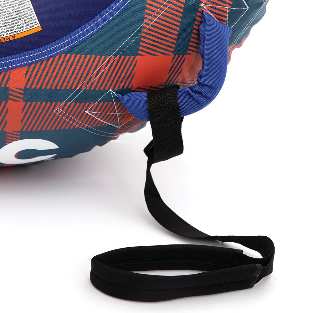 32" RTIC Tough Snow Tubes, Slate Blue/Orange Plaid