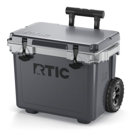 22 QT Ultra-Light Wheeled Cooler in Grey