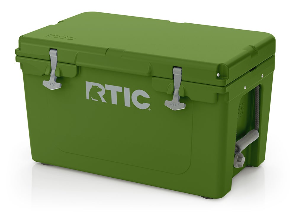 45 QT Ultra-Tough Cooler, Palm, Heavy Duty Rope Handles, T-Latch Closure