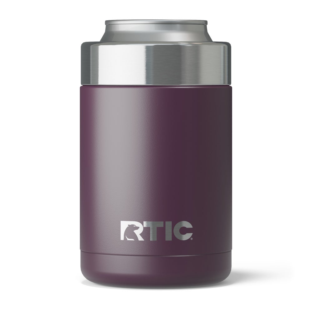 12oz Essential Can Cooler, Plum, Matte