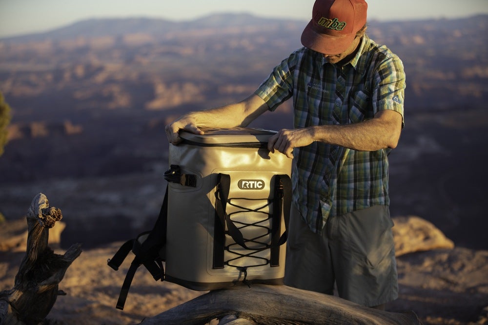 Backpack Soft Cooler, Blue / Grey, 2nd Gen RTIC