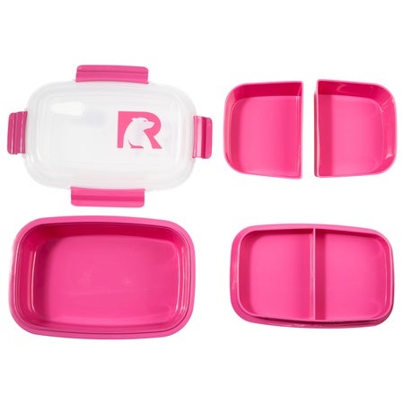 pink lunch containers