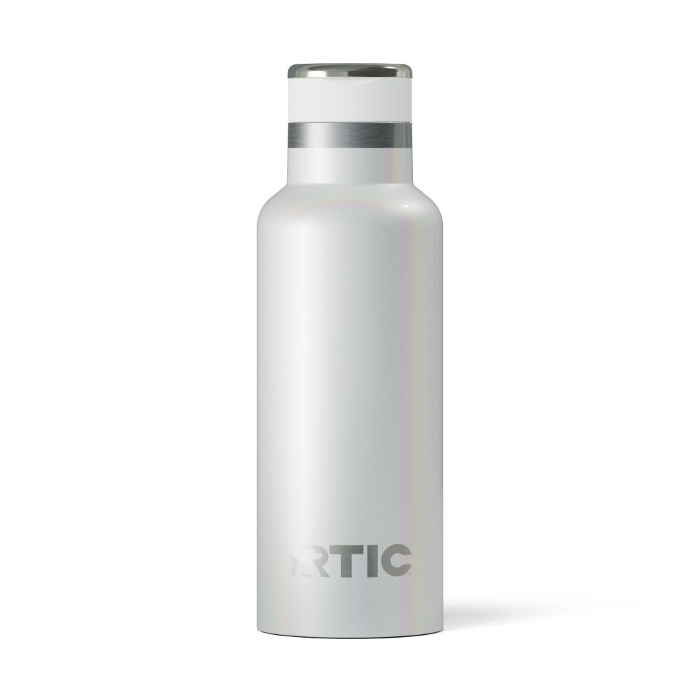 16oz Journey Bottle, White Glitter