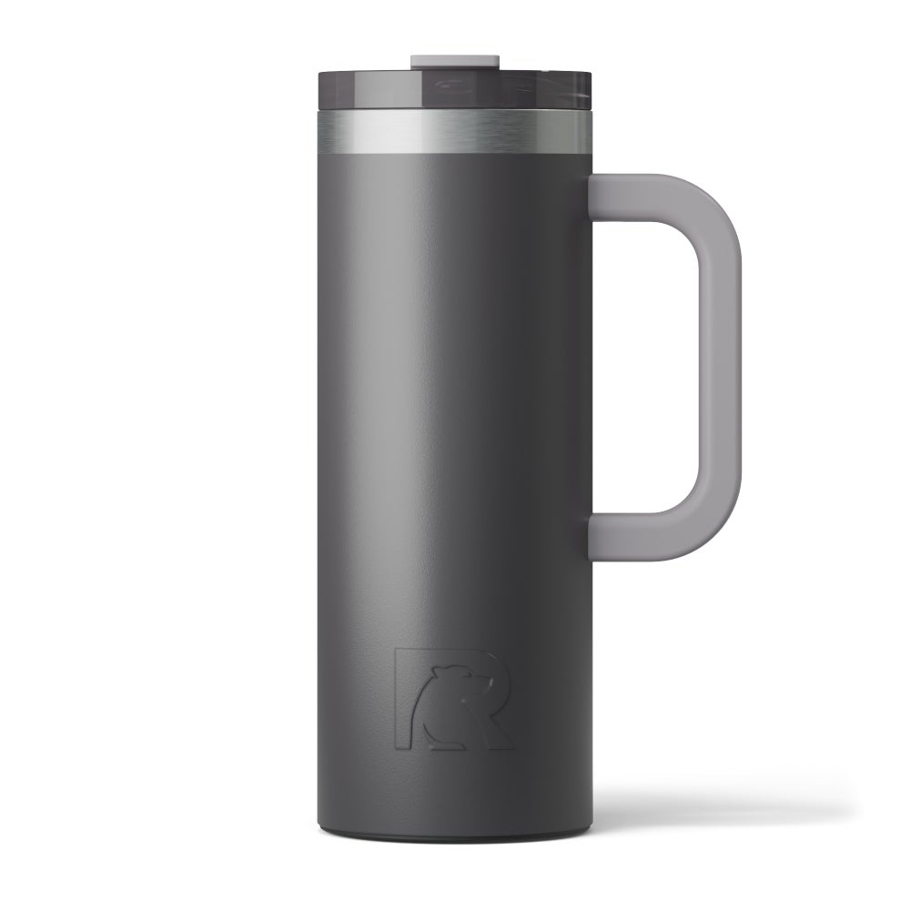 20oz Travel Mug, Black, Matte