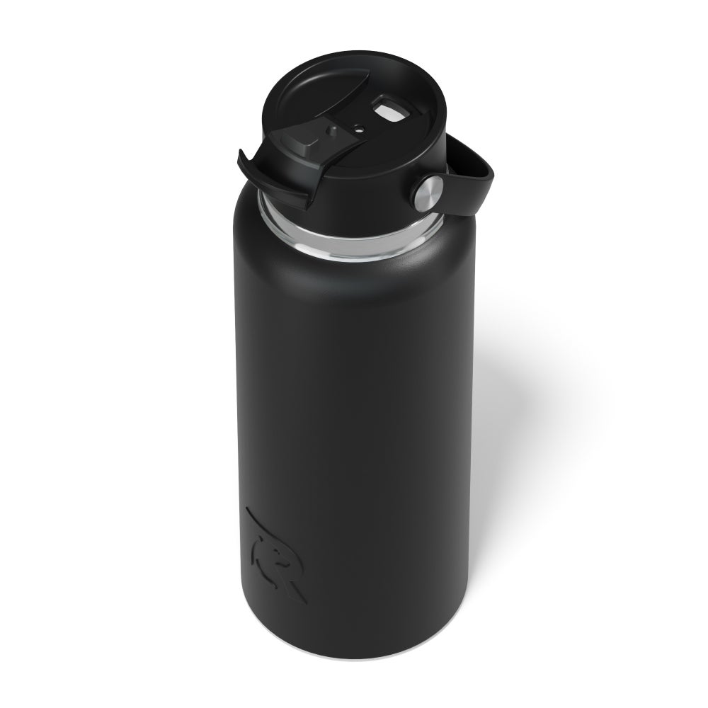 40oz Bottle, Black, Matte