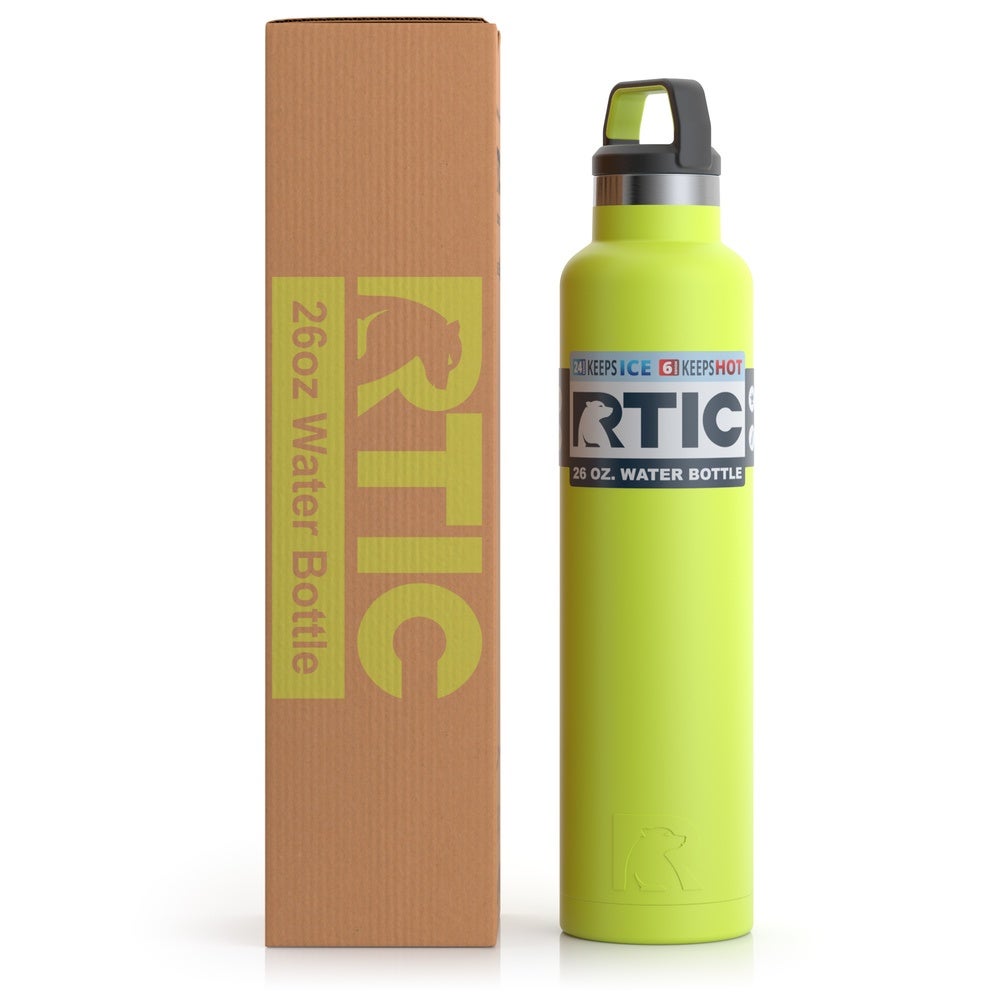 RTIC Water Bottles Stainless Steel, Insulated, and Reusable