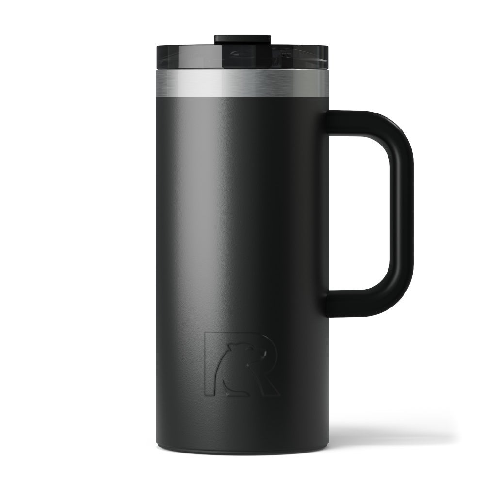 20oz Travel Mug, Black, Matte