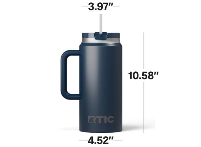 RTIC 64 oz Road Trip Tumbler: All-Day Cold & Fresh Taste | RTIC