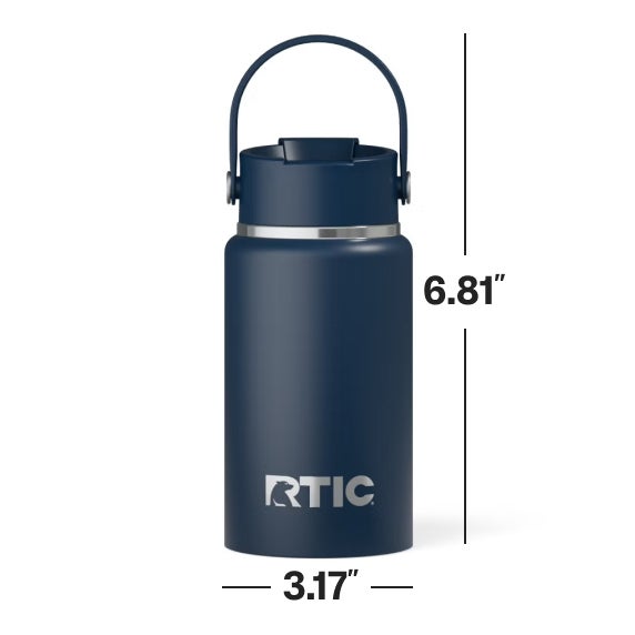 40oz Bottle, Black, Matte