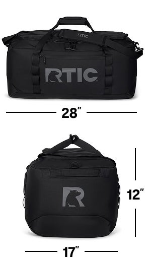 Medium Road Trip Rolling Duffle Bag, Black